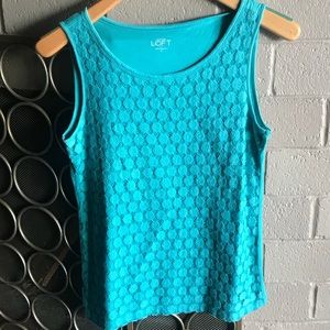 Loft Tank lace overlay